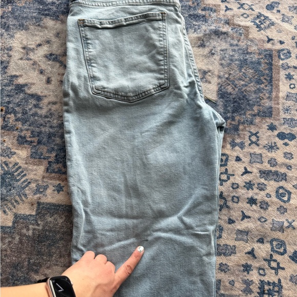 Madewell Women's Straight Leg Blue Jeans - Picture 9 of 9